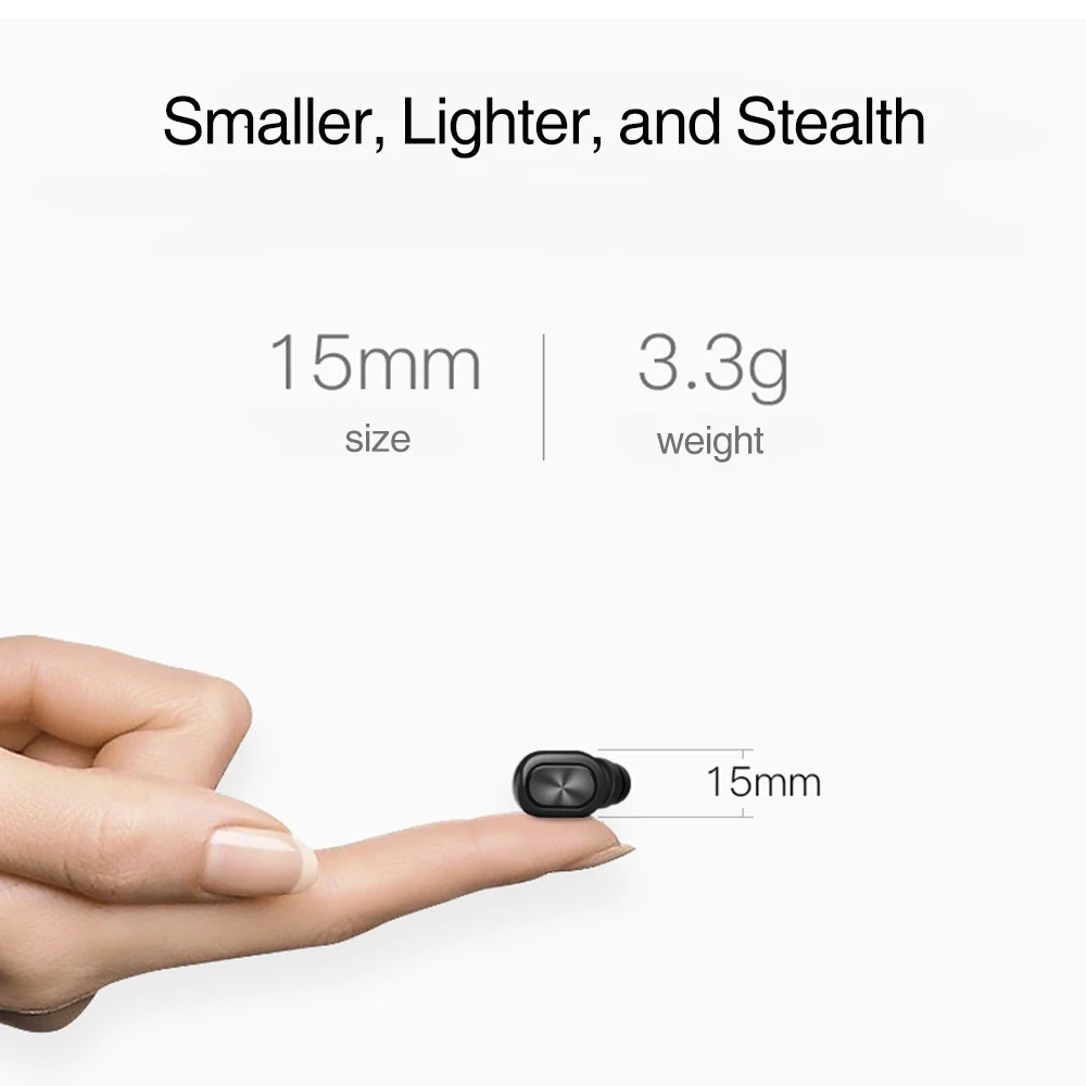 LYMOC Q1 монитор Мини наушники Bluetooth беспроводные наушники невидимые наушники-вкладыши HD микрофон Handfree для iPhone XiaoMi samsung