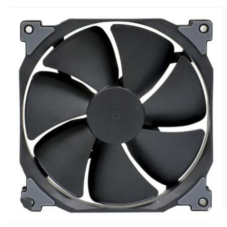 black Phanteks черный, белый PWM 12 см, 14 см вентилятор, 12 В вентилятор радиатора, чехол для компьютера вентилятор, гидравлический подшипник 4pin pwm штекер PH-F120/140MP - Цвет лезвия: black