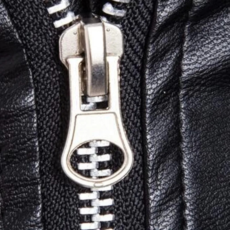 Мужская приталенная байкерская куртка из искусственной замши Повседневная кожи