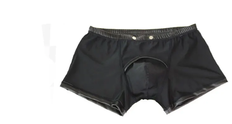 Нижнее белье мужское из лакированной кожи|lingerie men sexy|black panty sexsex panties |