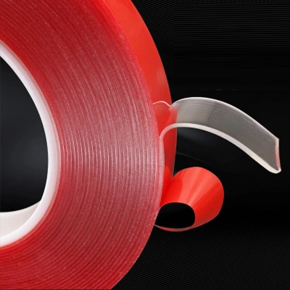 

Acrylic Adhesive Double Sided Tape Thick 0.2mm Long 25M For Phone Display Lens LCD Screen Car Auto Interior Strong Fixed