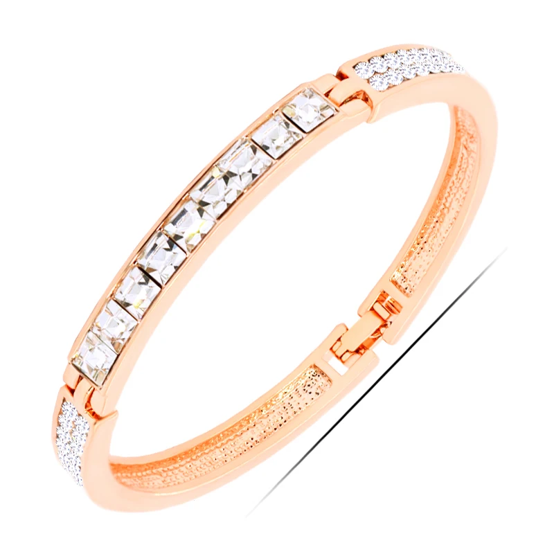 Zhen Tomomi Chic Geometric Crystal Sweet Unique Artful Personality Elegant Dignified Lady Style Fashion Women Bracelets Bangles | Украшения