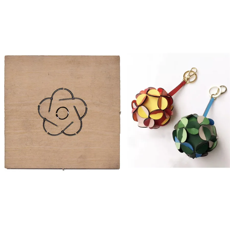 Она любит металлические кожаные режущие штампы деревянная Цветочная сумка с