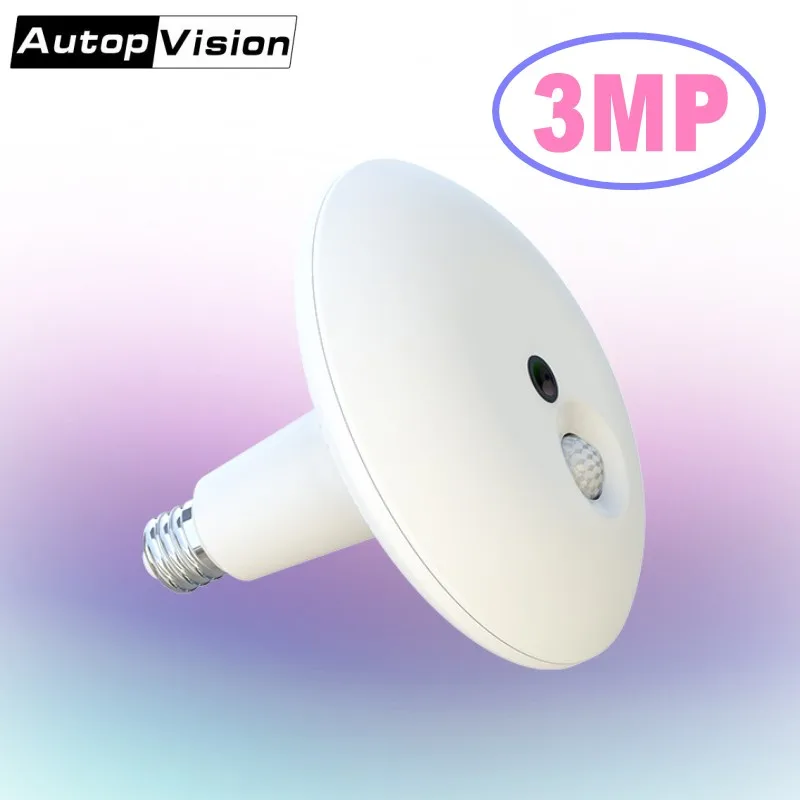 EC69 Wifi IP камера 3MP лампа свет 360 градусов панорамный рыбий глаз wifi CCTV домашняя Лампа