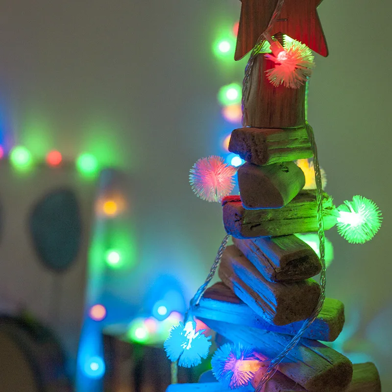 Рождественские солнечные огни снежные хлопья светодиодная гирлянда INS Selfie