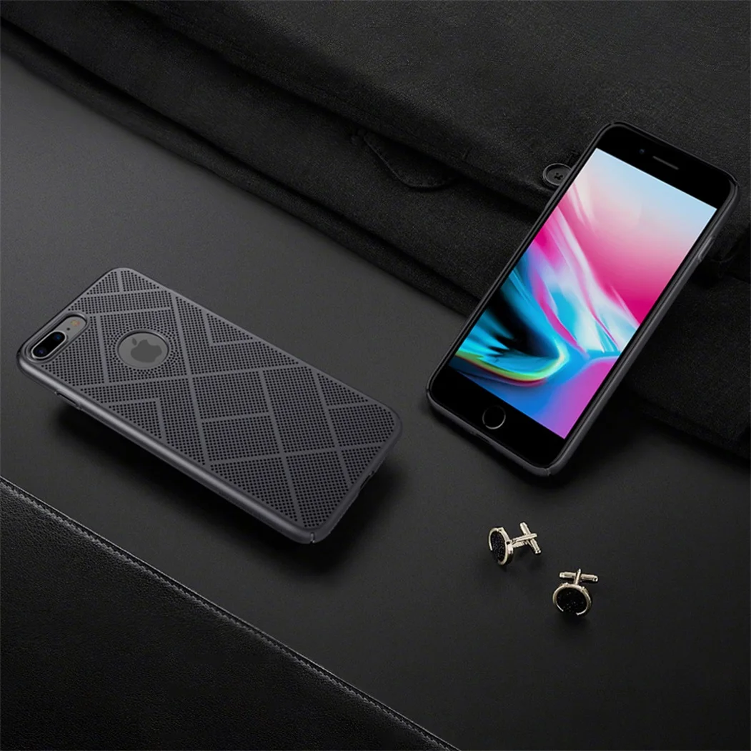Чехол для iphone 8 iphone 8+ Plus чехол Nillkin легкий выделение тепла рассеивания воздуха чувствовать себя тонкий протектор чехол для iphone 8 Plus