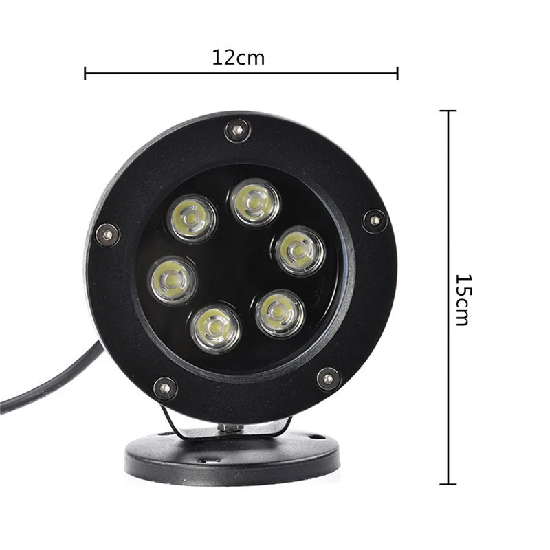 

LAIDEYI RGB LED Pool Light IP65 6W LED Underwater Light Swimming Pool LED Fountain Lamp For Outdoor Square Hotel Spotlight