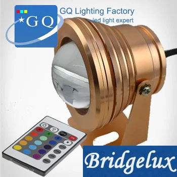 

100PCS FEDEX AC12v DC12V DC24V AC24v 3W RGB Led underwater Light led spotlight colorful lamp Pool pond lighitng IP68 Waterproof