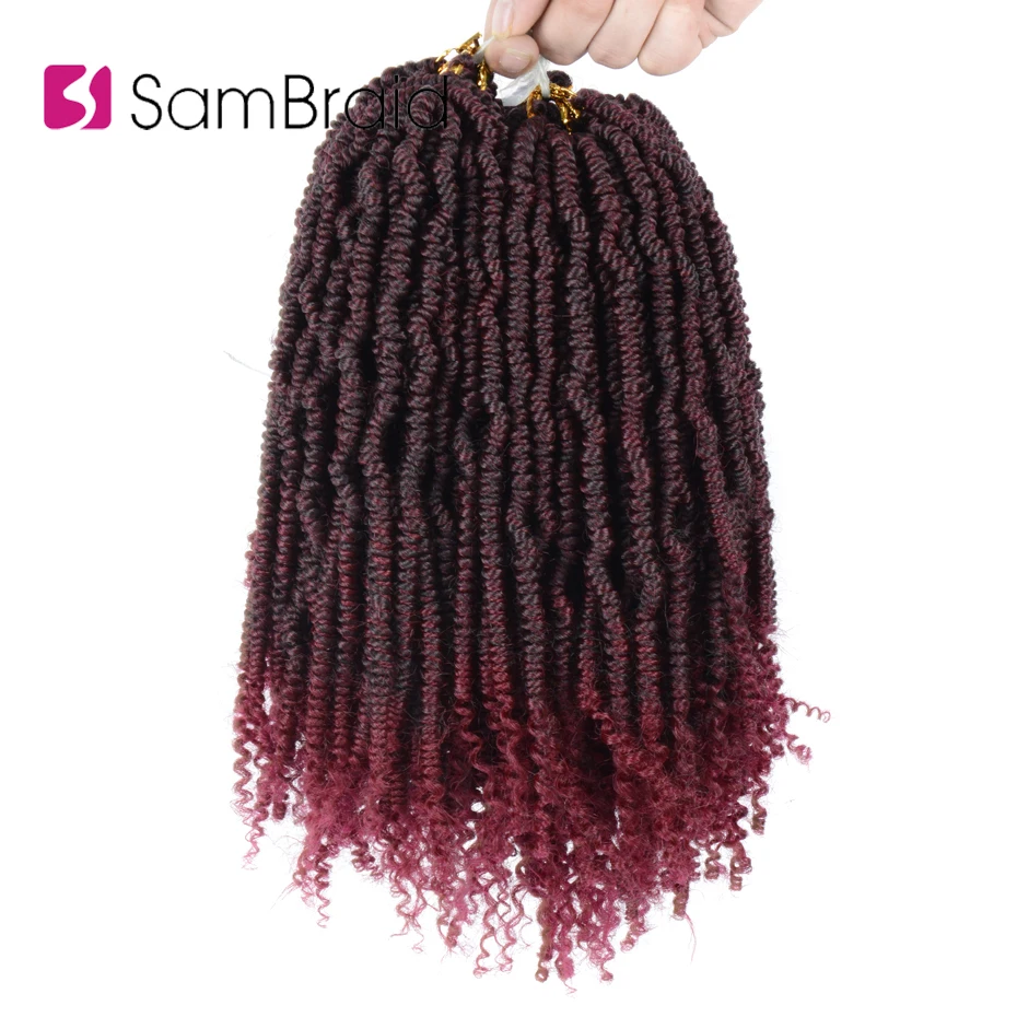 SAMBRAID Весна Твист Синтетические накладные волосы плетение волос наращивание
