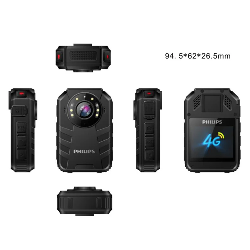 Philips Wi-Fi 4G Police Body Wear камера IP68 Водонепроницаемый GPS Beidou BT4.0 Andriod система OV4689 |