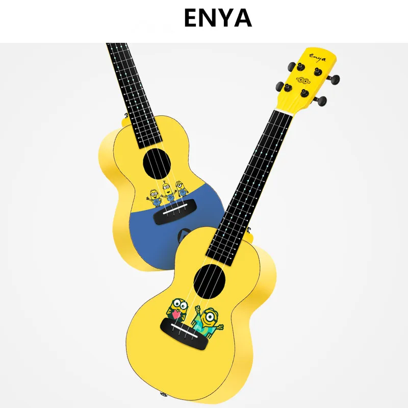 Enya Гавайские гитары укулеле 23 дюймов Интеллектуальный светодиодный концертный