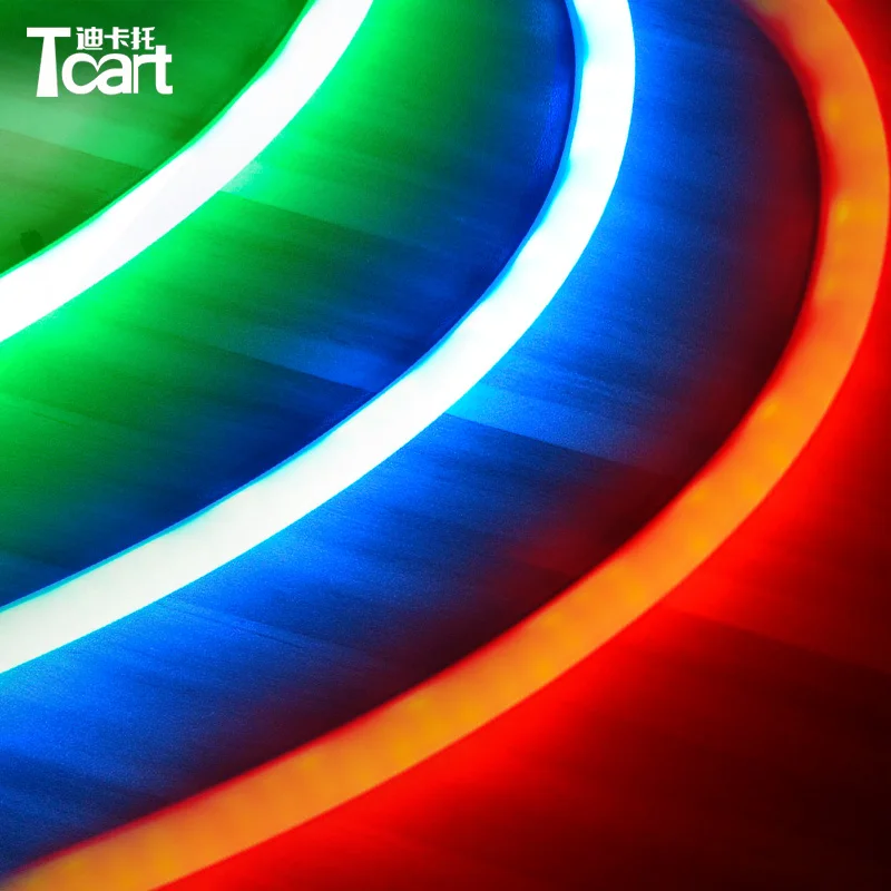 2 шт. 60 см RGB DRL гибкий светодиодный трубчатый фонарь стиль дневные ходовые огни