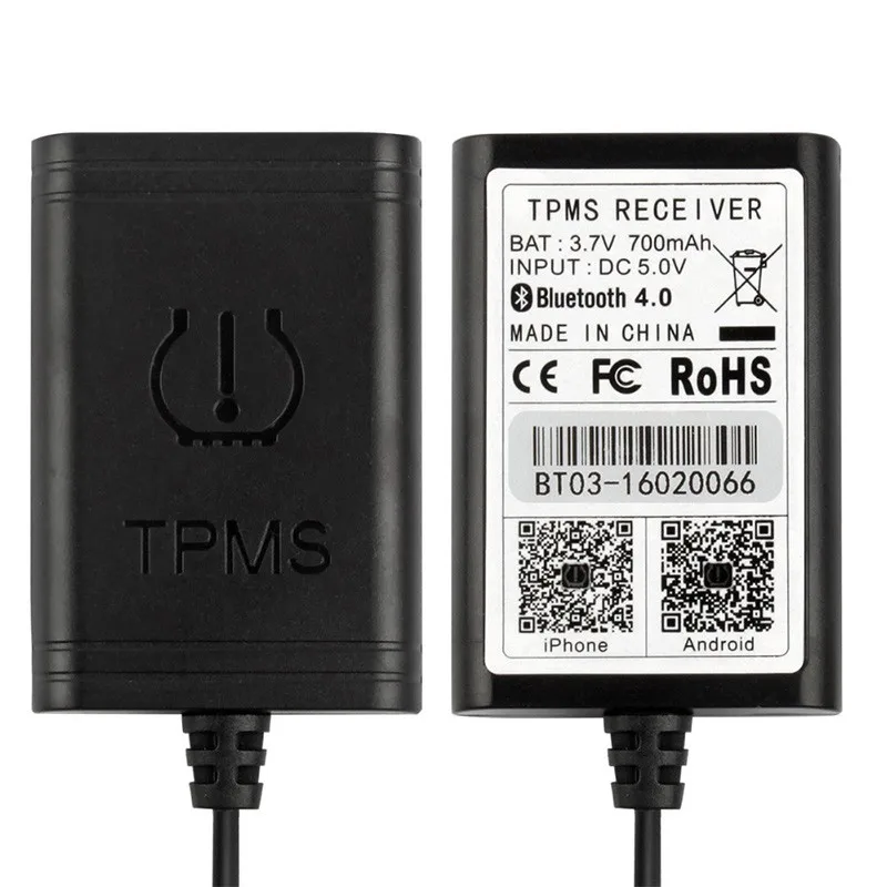 YAZH новая автомобильная USB TPMS система контроля давления в шинах 4 беспроводной внутренний датчик версия для Android устройств