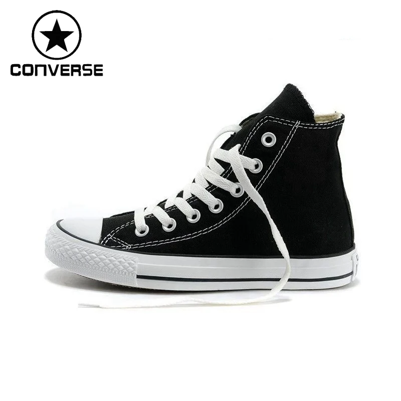 Converse Оригинальные кроссовки унисекс высокие классические парусиновые обувь для