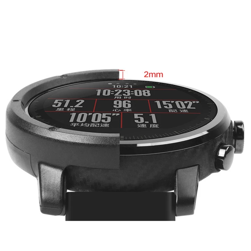 Умные часы Huami Amazfit Stratos 2/2S тонкий чехол из поликарбоната защитный аксессуары для