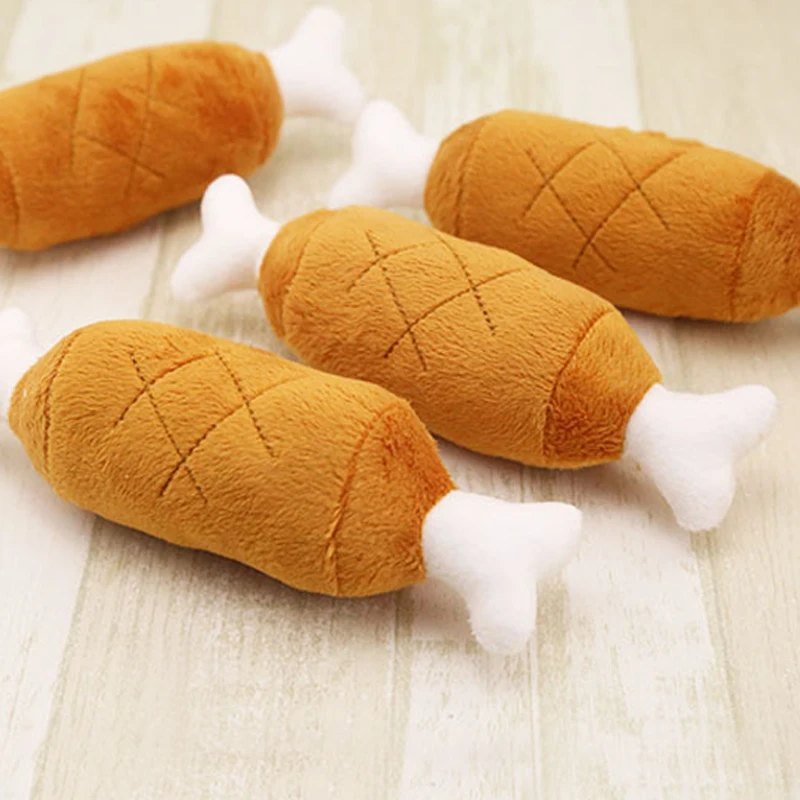 Игрушки для домашних собак, мягкие флисовые куриные ножки, игрушки для кошек, межфункциональные пищалки, звуковые игрушки для собак, для тренировок на открытом воздухе 30