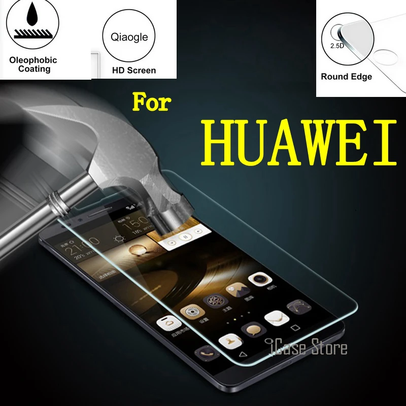 Идеальный 9 H стекло для Huawei Honor 8 P8 P9 случае 5X 5C y5c Y560 Y625 P7 Y635 G630 Y530 Y3C Y511 Y6 Pro Y3 II Y5 5A|glass