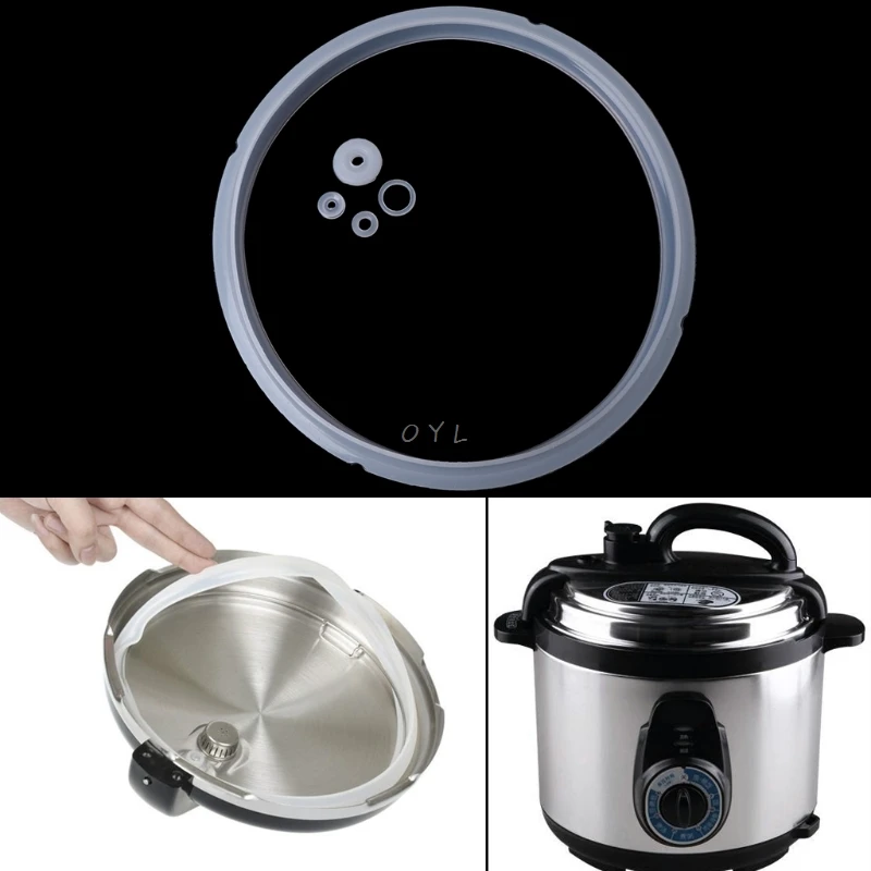 

20cm Silicone Rubber Gasket Sealing Ring For Electric Pressure Cooker Parts 3-4L