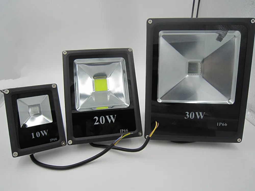 Наружные настенные прожекторы 10 Вт 20 30 50 110 В 220 Светодиодные освещение RGB IP65