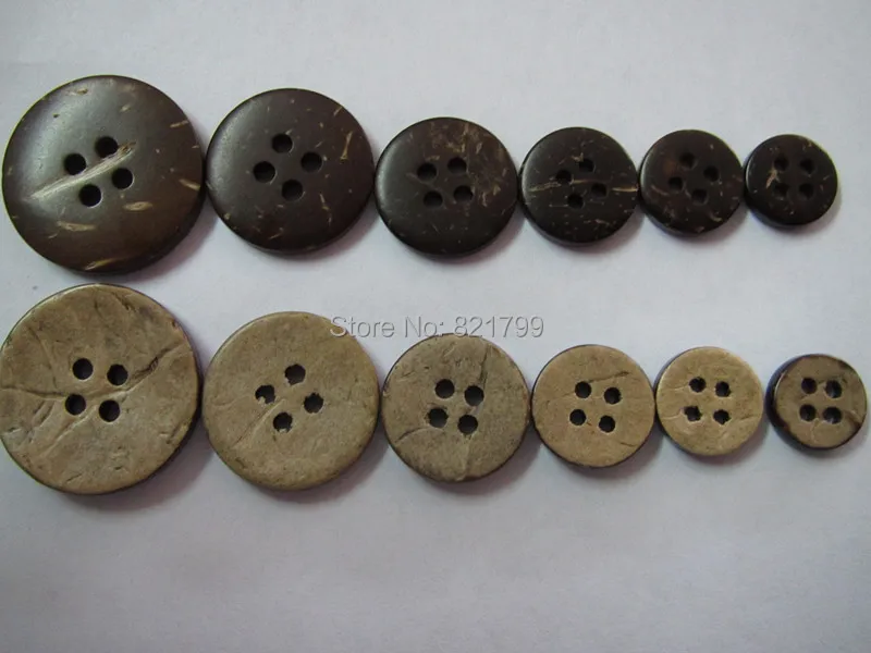 

21.59mm wood button for baby button shirt button natual 4 holes for sweater button