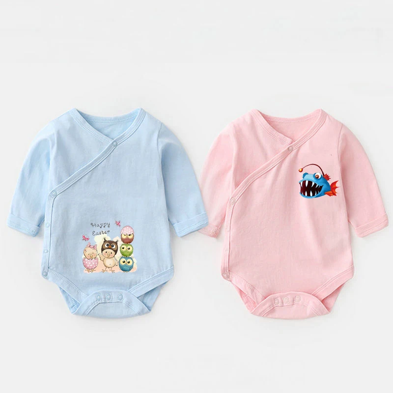 Set of Cute Animas Iron On Transfers For Kids Clothes Thermal Heat Transfer Vinyl Sticker Cartoon PVC Patch Applique|Заплатки| |