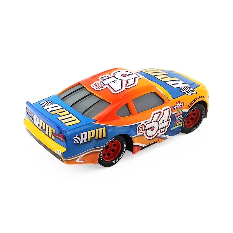 Disney Pixar Cars 3 № 64 Брюс Миллер гонщик металла литья под давлением игрушечный