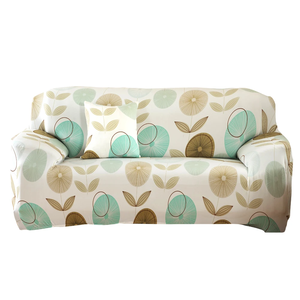 Чехол с принтом полиэфирный чехол для дивана из спандекса большой Loveseat 1/2/3