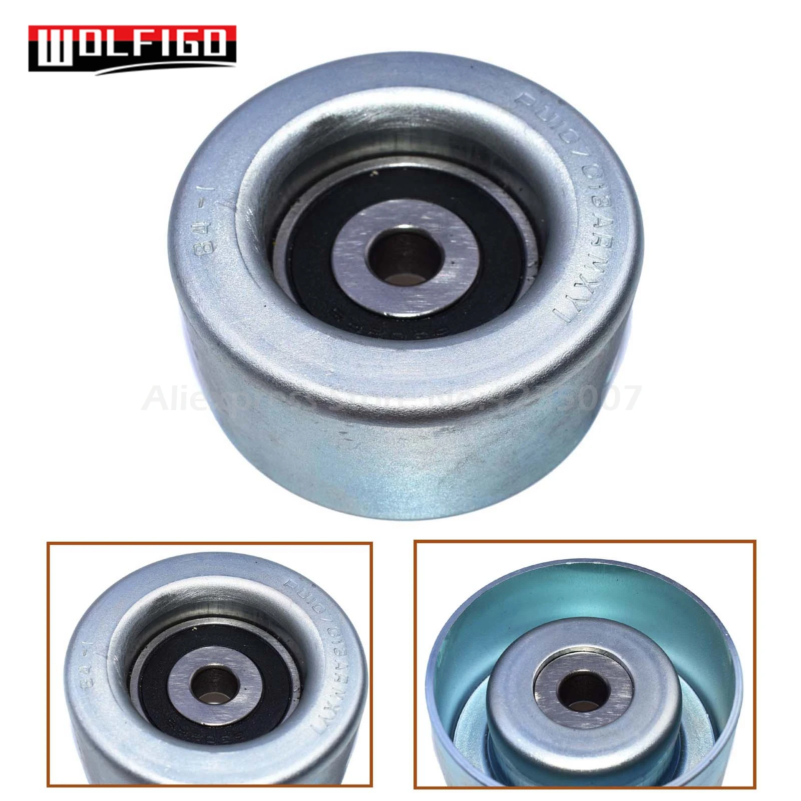 WOLFIGO натяжной шкив подходит для Toyota Tacoma V6 4.0L 05-14 1660331030, 16603-31040,16604-0P010, 16604-0P011, 16604-31010,16604-31020 - Цвет: 1660431020