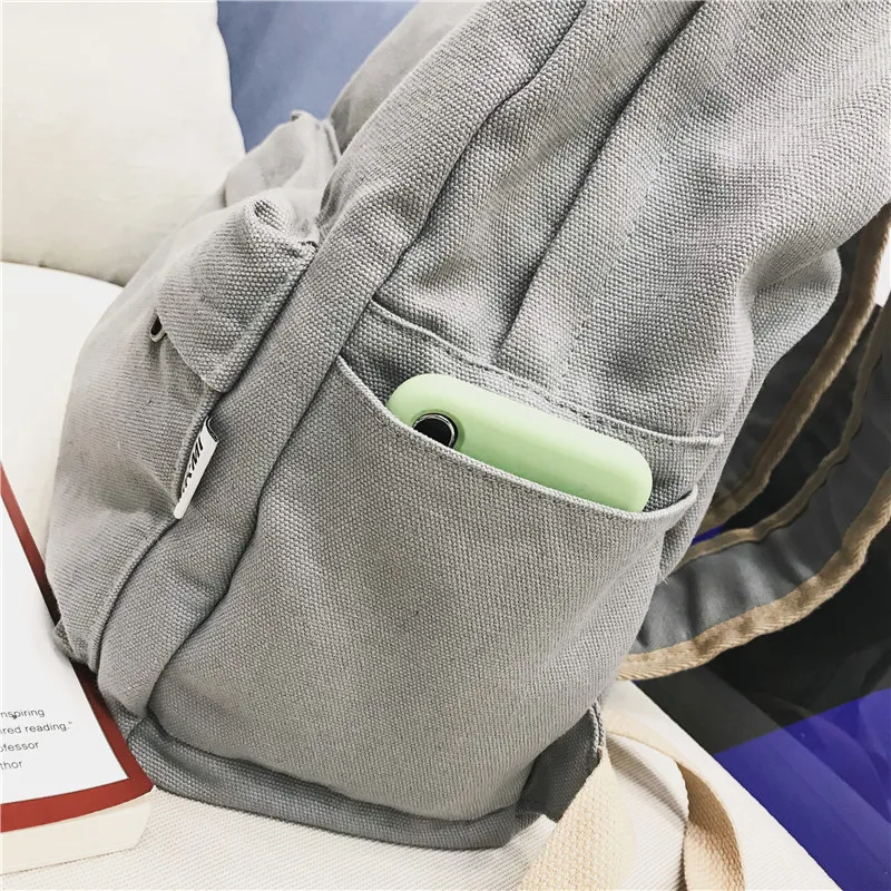 Женский рюкзак для ноутбука отдыха Женская Холщовая Сумка школьный колледжа