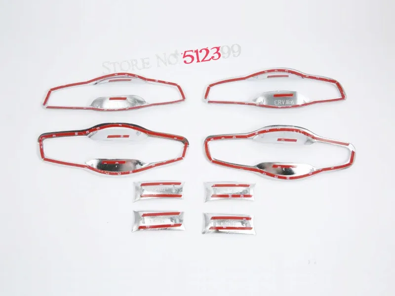 8* ABS Chrome Exterior Door Side Handel Bowl Decorative Cover Trim for Honda CRV CR-V 2017 2018 Car accessories | Автомобили и