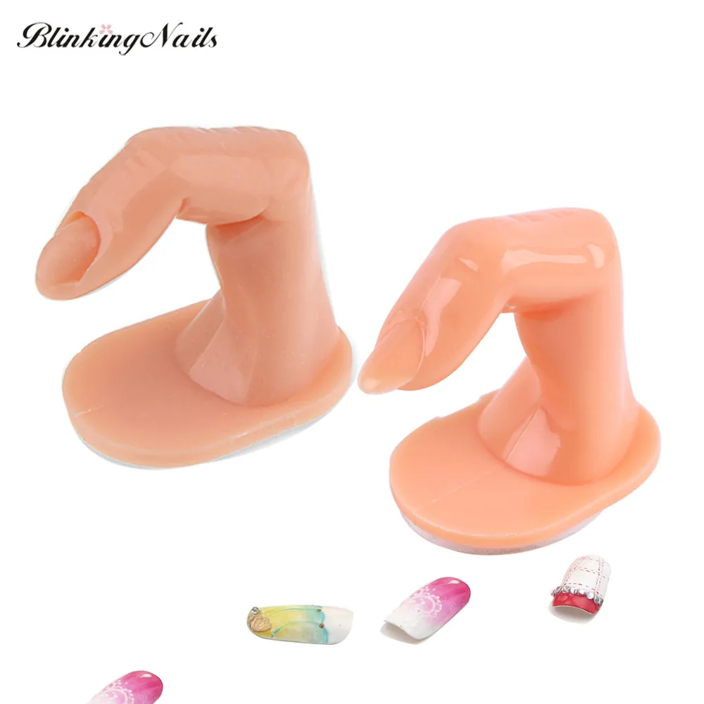 3D Practise Plastic False Finger Nails Fingerprint Nail Art Fake Display French Manicure Acrylic Tips Faux Ongles Nagellak|finger nails|false