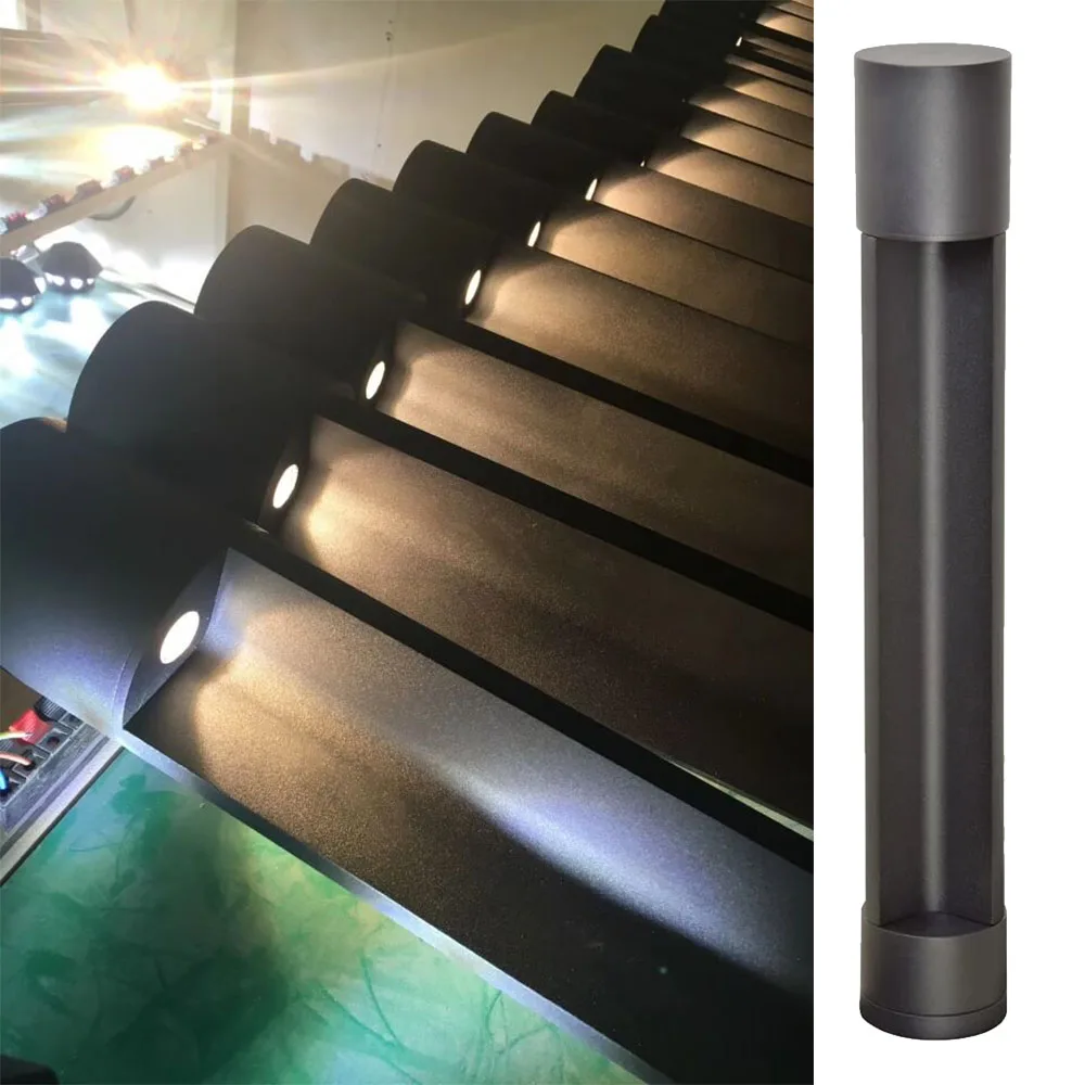 Алюминиевый двухсторонний COB уличный светодиодный светильник для сада и дорожек