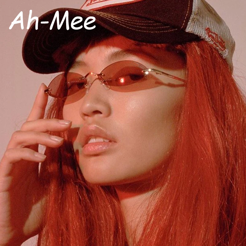 Маленькие овальные солнцезащитные очки для мужчин и женщин винтажные брендовые