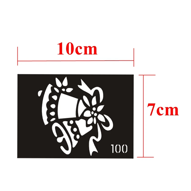 Трафареты с блестками для рисования татуировок 20 шт.|airbrush tattoo stencils|tattoo stenciltattoo