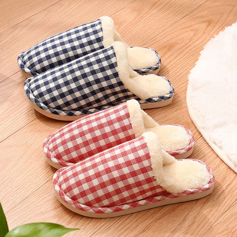 Женские зимние домашние тапки домашняя обувь Нескользящие мягкие теплые тапочки