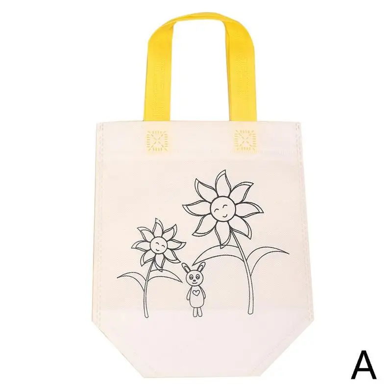 A DIY Painting Drawing Bag Environmental Protection Materials Various Design Bag For Develop Child Kindergarten Patience - Цвет: A