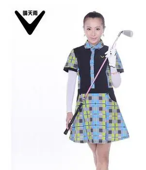 CAIIAWAV хит продаж Летняя женская клетчатая юбка для гольфа дышащие шорты дамское