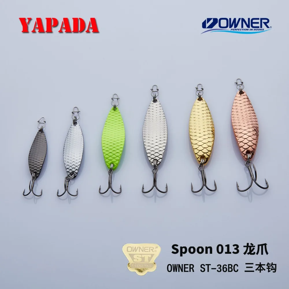 YAPADA ложка 013 Loong коготь 15 г/55 мм 20 г/58 усиленный тройной крючок многоцветный