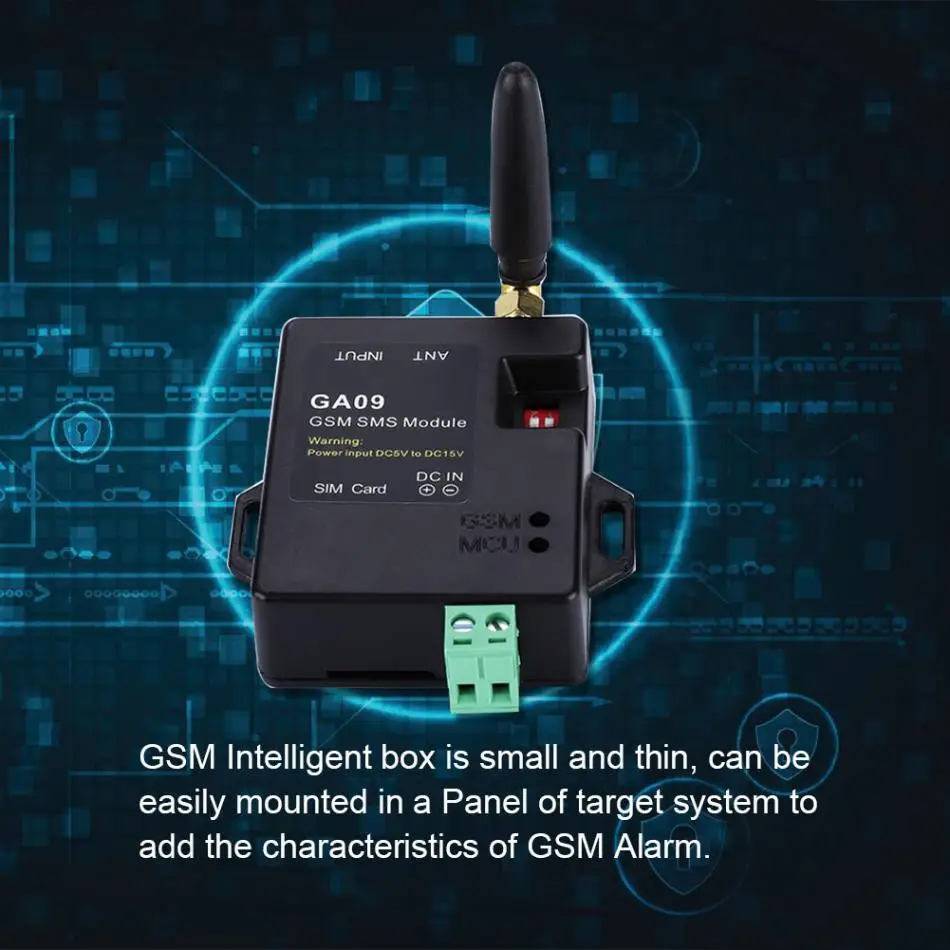Мини 8 CH домашняя охранная GSM сигнализация с интеллектуальным дизайном и беспроводной SMS Телефонный звонок Сигнализация