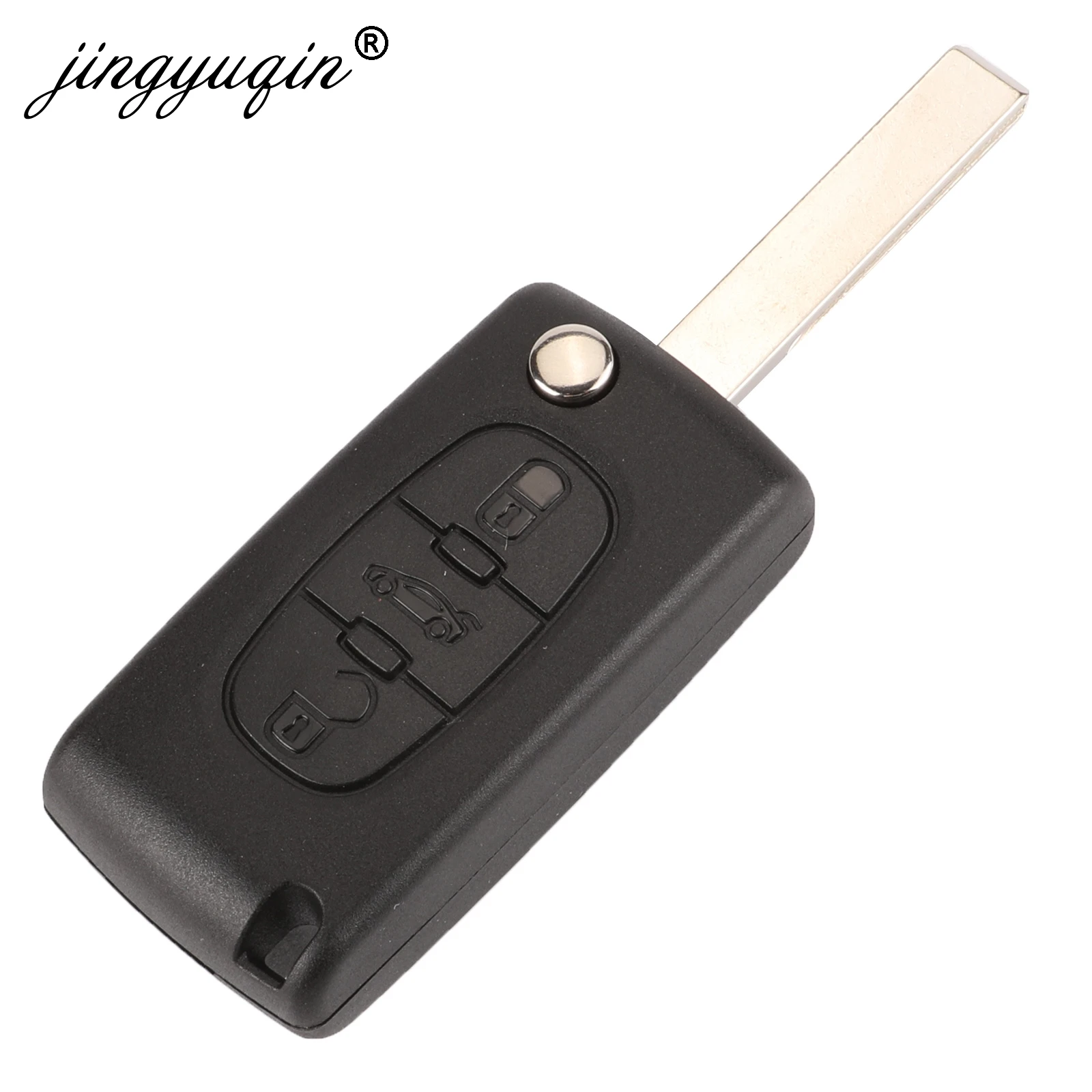 Jingyuqin 3 кнопочный Автомобильный Дистанционный ключ для CITROEN C1 C2 C3 C4 C5 berlingo