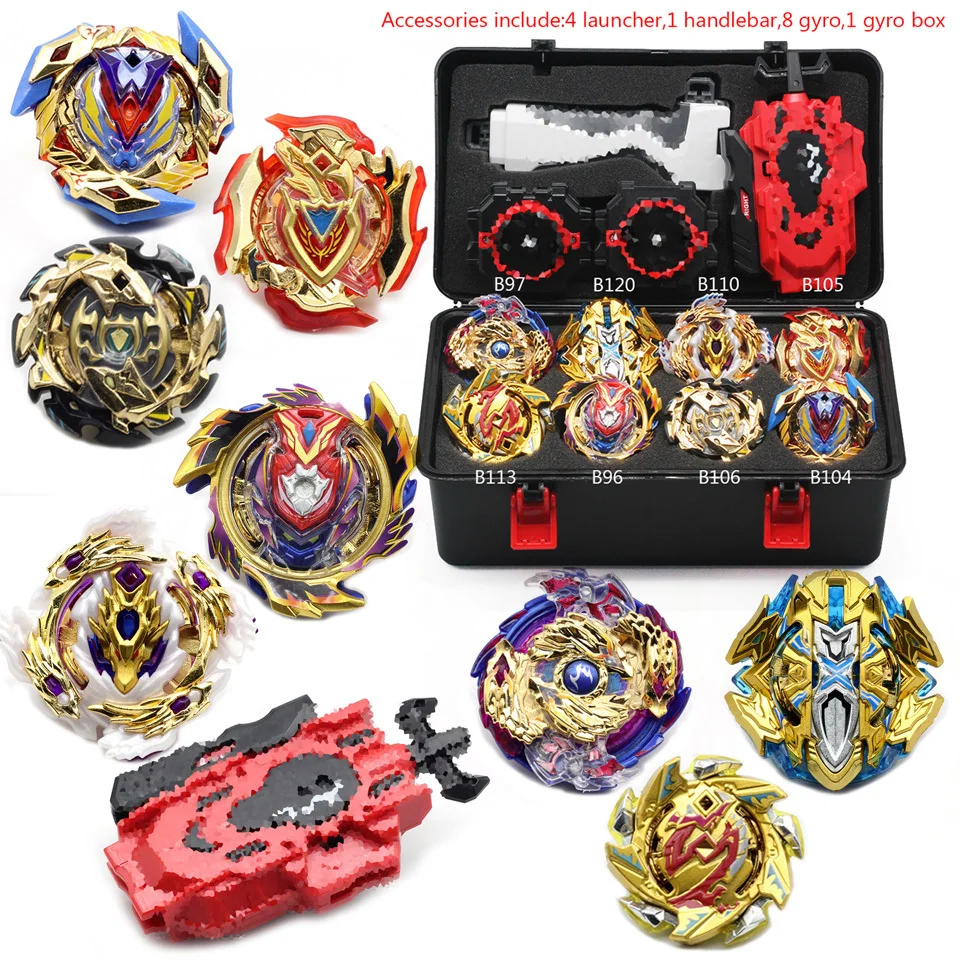 Волчок Beyblade Burst B-129 B127 с пусковым устройством Bayblade Bey Blade металл пластик Fusion 4d Подарочные игрушки для детей