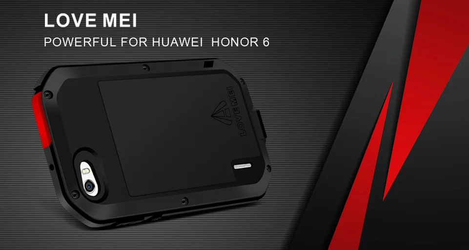 LOVE MEI для HUAWEI mate 8 9 Pro10 Pro P7 P9 P10 plus мощный ударопрочный грязеотталкивающий водостойкий металлический чехол для телефона из стекла
