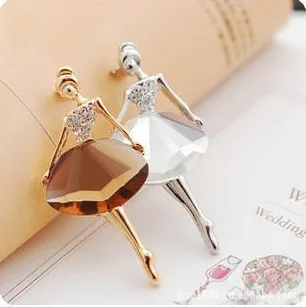 Фиделия Новинка 2017 года Горячие красивая принцесса брошь с балериной/изысканный