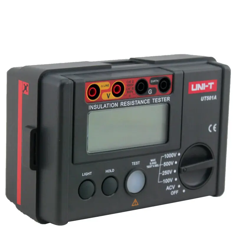 UNI T UT501A 1000V Megger Измеритель сопротивления заземления тестер Бесплатная доставка