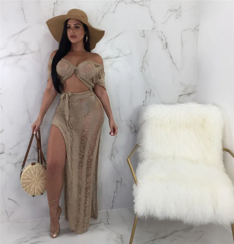 Сексуальное женское платье для ночного клуба трикотажное летнее пляжное длинное