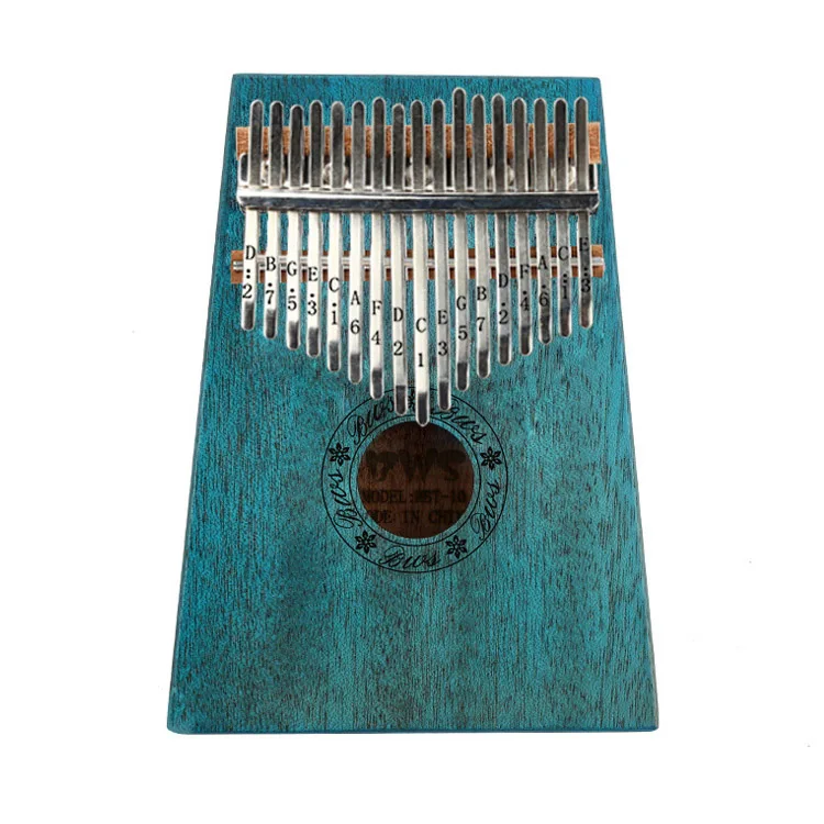 Африканский/геккон калимба чехол/mbira/инструмент/большой палец пианино/17 ключей палец/большой палец пианино калимба музыкальный инструмент карманный размер - Цвет: Style 6