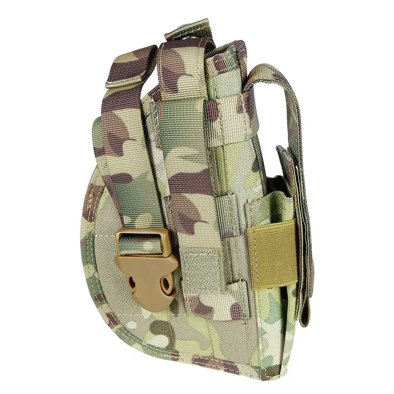 Tactifans Tactical Gun Holster for 1911 45 92 96 Glock Molle Modular Pistol Holster for Right Handed Shooters Gun Bag