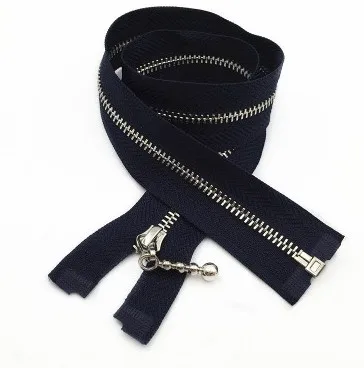 nvay blue 60 см длина 1 шт. серебряный зуб металлическая молния для швейные молнии, аксессуары для одежды пальто молнии DIY Инструменты молния D624 - Цвет: nvay blue