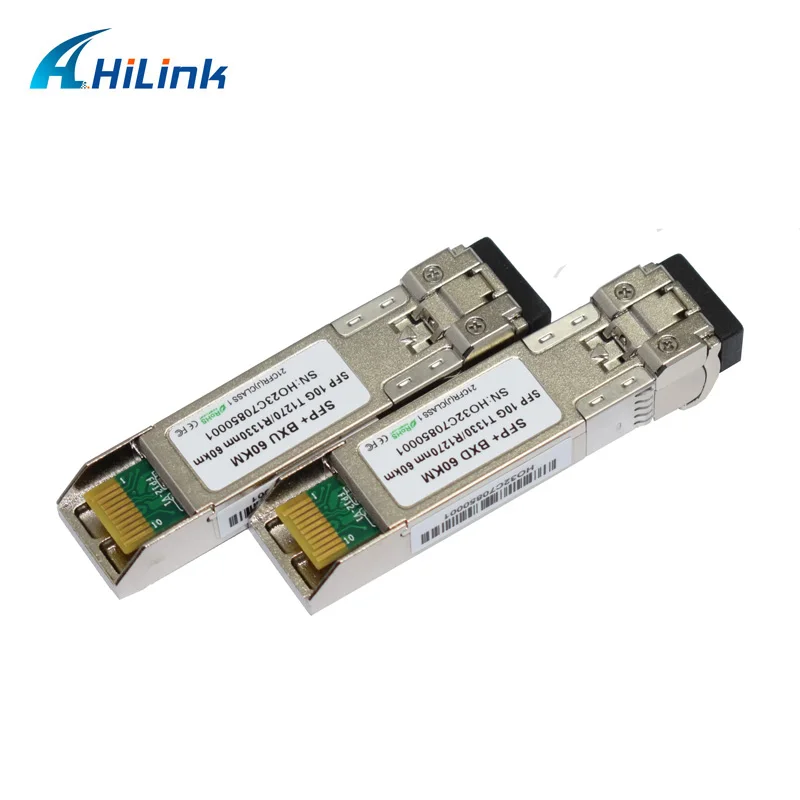 Бесплатная доставка! 5 пар трансиверов одноволоконный WDM SFP 10G BIDI 60 км 1270/нм с LC