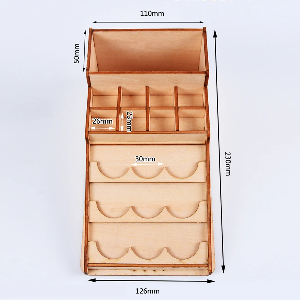 Деревянные эпоксидные инструменты Подставка для хранения держатель красок